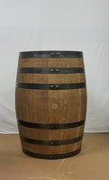 Whiskey Barrel with Your Personalization on Top or Front - Aunt Molly's Barrel Products