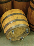 1/2 Whiskey Barrel Party-Event Cooler-Ice-Chest c/Liner, Casters, Bottle Opener - Aunt Molly's Barrel Products