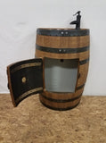 1/2 Whiskey Barrel Vanity Sink-14"Depth for Extra Small Bath-Copper Sink-Faucet-Stopper - Aunt Molly's Barrel Products