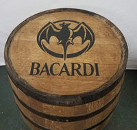 Bacardi Rum Barrel-Sanded-Finished - Aunt Molly's Barrel Products