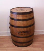 Jack Daniels TN Honey Whiskey Barrel-Branded-Engraved-Sanded-Finished - Aunt Molly's Barrel Products
