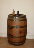 Whiskey Barrel Sink-Vanity-Copper Sink-Bronze Faucet-Stopper-Access Door - Aunt Molly's Barrel Products
